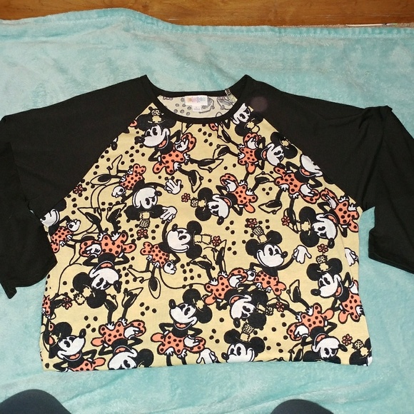 LuLaRoe Tops - Lularoe Randy, vintage minnie, EUC- Worn once, L